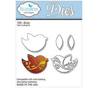 Elizabeth Craft Designs Craft Metal Die, Birds, Grey, Various