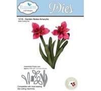 Elizabeth Craft Designs Garden Notes Amaryllis Die, Metal, Grey, 21.3 x 13.7 x 0.2 cm