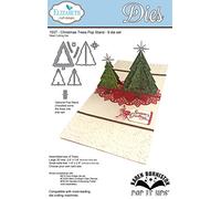 Elizabeth Craft Designs Metal Pop It Up Dies By Karen Burniston-Christmas Trees Popstand