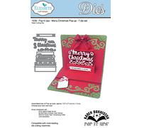 Elizabeth Craft Designs Metal Pop It Up Dies By Karen Burniston-Merry Christmas Popup