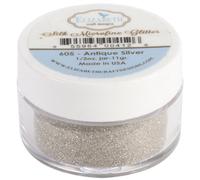 Elizabeth Craft Designs Silk Micorfine Glitter 8g-Antique Silver, 8gm