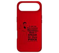 Elizabeth Gurley Flynn Labor solidarity quote design Case for iPhone Air