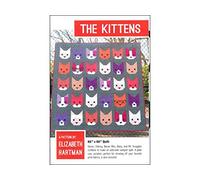 Elizabeth Hartman The Kittens Pattern, Finishes 66" x 66"