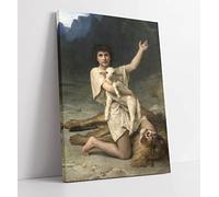 Elizabeth Jane Gardner David the Shepherd Canvas Wall Art Print Picture - 8 inch wide x 12 inch high (Frame Depth 30mm)