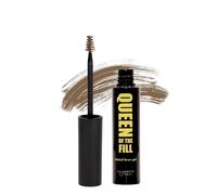 Elizabeth Mott Queen of the Fill Eyebrow Gel - Tinted Brow Gel for Long-Lasting & Natural-Looking Eyebrows - Smudge-Proof & Waterproof Eyebrow Gel Brown - Cruelty-Free - Light Medium Brown