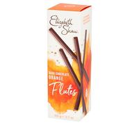 Elizabeth Shaw Dark Chocolate Orange Flutes 105g - Orange Milk Chocolate Batons Coated in Rich Dark Chocolate - Indulgent Treat - Ideal for Gifting, Sharing, or Christmas Celebrations