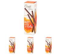 Elizabeth Shaw Dark Chocolate Orange Flutes 105g - Orange Milk Chocolate Batons Coated in Rich Dark Chocolate - Indulgent Treat - Ideal for Gifting, Sharing, or Christmas Celebrations (Pack of 4)