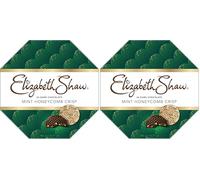 Elizabeth Shaw Dark Mint Crisp 162g - Rich dark chocolate and crisp honeycomb is infused with delicious mint oil - Treat - Share - Gift - Christmas (Pack of 2)