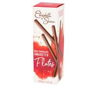 Elizabeth Shaw Milk Chocolate and Amaretto Flutes 105g - Smooth Milk Chocol