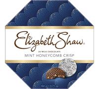 Elizabeth Shaw Milk Mint Crisp 162g - Smooth Milk Chocolate, Crisp Honeycomb, and a generous helping of Mint - Treat - Share - Gift - Christmas - Vegetarian