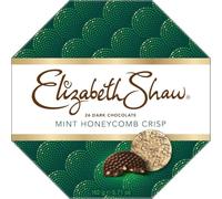 Elizabeth Shaw Mint Crisp Chocolates 162g - Luxury Dark Chocolate Mint Crisps with Honeycomb Centre, Individually Wrapped After Dinner Chocolates, Vegan & Vegetarian Friendly Chocolate Gift Box
