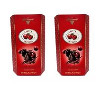Elizabeth Shaw New Golden Cherry Liqueurs Filled Chocolates, 190g (2 Pack)