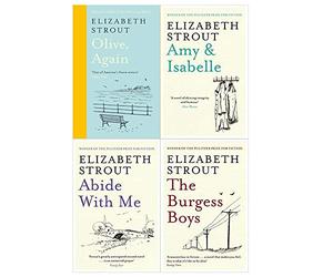 Elizabeth Strout 4 Books Collection Set (Olive Again, Amy & Isabelle, Abide With Me & The Burgess Boys)