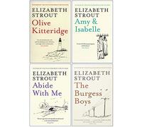 Elizabeth Strout 4 Books Collection Set (Olive Kitteridge, Amy & Isabelle, Abide With Me & The Burgess Boys)