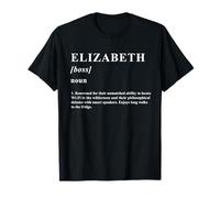 ELIZABETH T-Shirt Funny Name Definition ELIZABETH T-Shirt