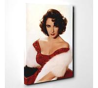 Elizabeth Taylor (2) Canvas Print | Gallery Wrapped 30mm Frame Wall Art | 30x20 inches | Ready to Hang | Modern Picture | Living Room Bedroom Lounge Office