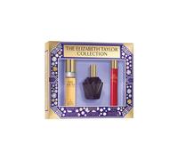 Elizabeth Taylor Fragrance collection Eau de Toilette 3-Piece Set for Women (White Diamonds, Passion, White Diamonds En Rouge)