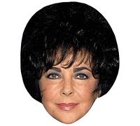 Elizabeth Taylor (Lipstick) Celebrity Mask, Flat Card Face, Fancy Dress Mask