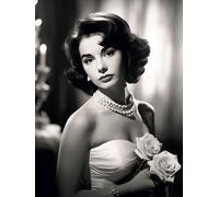 Elizabeth Taylor The Queen of Hollywood | Poster | Wall Art | Home Decor |