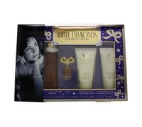 Elizabeth Taylor White Diamonds Gift Set 50ml EDT + 50ml Body Lotion + 50ml Body Wash + 10ml EDT