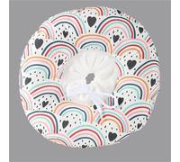 Elizabethan Collar for Dogs & Cats, Soft Cotton Adjustable Recovery Cone After Surgery, Breathable & Waterproof Pet Protective Neck Brace, Multiple Sizes & Cute Patterns(Spade【Waterproof】,M)