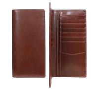 ELIZO Long Wallets for Men, Bourbon, Long, Long Wallet