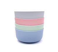 Elk and Friends Kids Porcelain Bowl Silicone Sleeves | Sleeves Only | Microwave & Dishwasher Safe | Non Slip