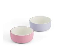 Elk and Friends Kids Porcelain Bowls with Silicone Sleeves | Suitable for Babies/Toddlers | Microwave & Dishwasher Safe | Non Slip Dinnerware | Snack Dishes | 2 Pack