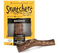 Elk Antlers for Dogs - Durable Dog Toys & Chews for Aggressive Chews, Deer Antlers That Naturally Shed and Processed in USA, No Additives (g