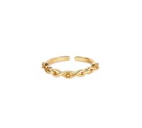 Elk & Bloom 14K Gold Link Ring Gold One Size
