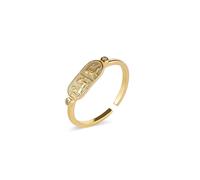 Elk & Bloom 18K Gold Lion Animal Stacking Ring Gold One Size