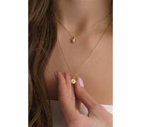 Elk & Bloom 18K Gold Pearl Choker Necklace Gold One Size