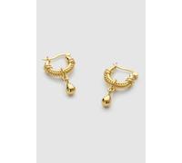 Elk & Bloom Chunky Gold Teardrop Huggie Hoop Earrings - Gold - Yes please