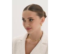 Elk & Bloom Dainty 18K Gold Chain Choker Necklace Gold One Size