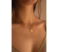 Elk & Bloom Dainty 18K Gold Lotus Flower Necklace Gold One Size