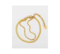 Elk & Bloom Gold Duo Bead Chain Bracelet - Gold - Yes please