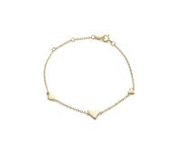 Elk & Bloom Gold Tiny Heart Bracelet - Gold - No thank you - Standard length