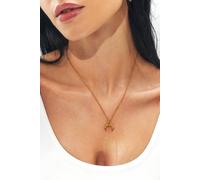Elk & Bloom Roped Moment Twisted Horn 15K Gold Pendant Necklace Gold