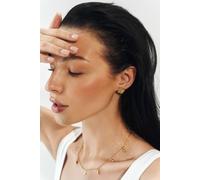 Elk & Bloom Women's Dream Drop Chunky Teardrop 15K Gold Choker Necklace Elk & Bloom Gold One Size