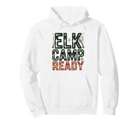 Elk Camp Ready Bull Hunting Season Mountain West Opener Pullover Hoodie
