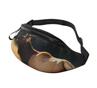 Elk in The Meadow Fanny Pack for Men Women, Fashion Festival Fanny Pack, Travel Sport Walking Waist Bag