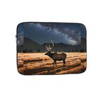 Elk In The Meadow Laptop Inner Bag Laptop Sleeve Case Briefcase Carrying Laptop Cover, Black, 25.40 cm