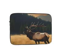 Elk in The Meadow Laptop Sleeve Bag 17 Inch Waterproof Shockproof Laptop Case Bag Lightweight Tablet Travel Cover Computer Skin Bag Tablet Carrying Case