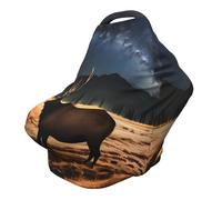 Elk in The meadow Versatile full-print Stroller Chair Cover/Nursing Cover, specially designed for your baby