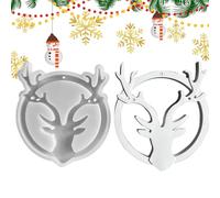 Elk Mould Silicone, Christmas Elk Mould, Ring Elk Shape, Christmas Deer Silicone Moulds, Deer Shape, Christmas Elk Pendant, Elk Christmas Moulds for Aromatherapy Candles, Home Decorations