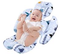 (Elk) Pram Baby Car Seat Cushion | Stroller Head Body Support Insert - Cotton Fabric Stroller Cushion Insert for Baby Cradles, Strollers, and Car Seats