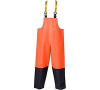 Elka Fishing Xtreme 2-Colored Bib & Brace, 2XL, Fluorescent Orange/Navy