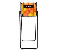 ELKCIP Portable Pickleball & Tennis Ball Collector - Easily Pick Up Pickle Ball Retriever Basket Ball Caddy Carrier Picker Hopper with Wheels