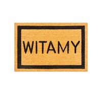 Elkoza Coco & Coir Door Mat Indoor/Outdoor 40x60CM 15MM Thickness (Witamy Coir Door Mat)
