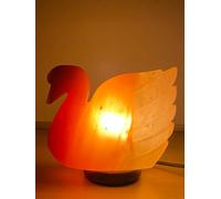 Elkoza Duck Salt Lamps Handmade Wood Silhouette Natural Healing IONES Therapeutic 100% Pure Himalayan Pink Crystal Salt Lamp Fine Quality (Duck Salt Lamp Himalayan)